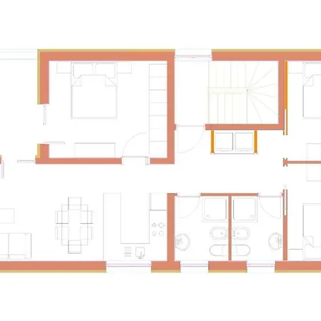 公寓 Puntamika De Rosa - Ground Floor